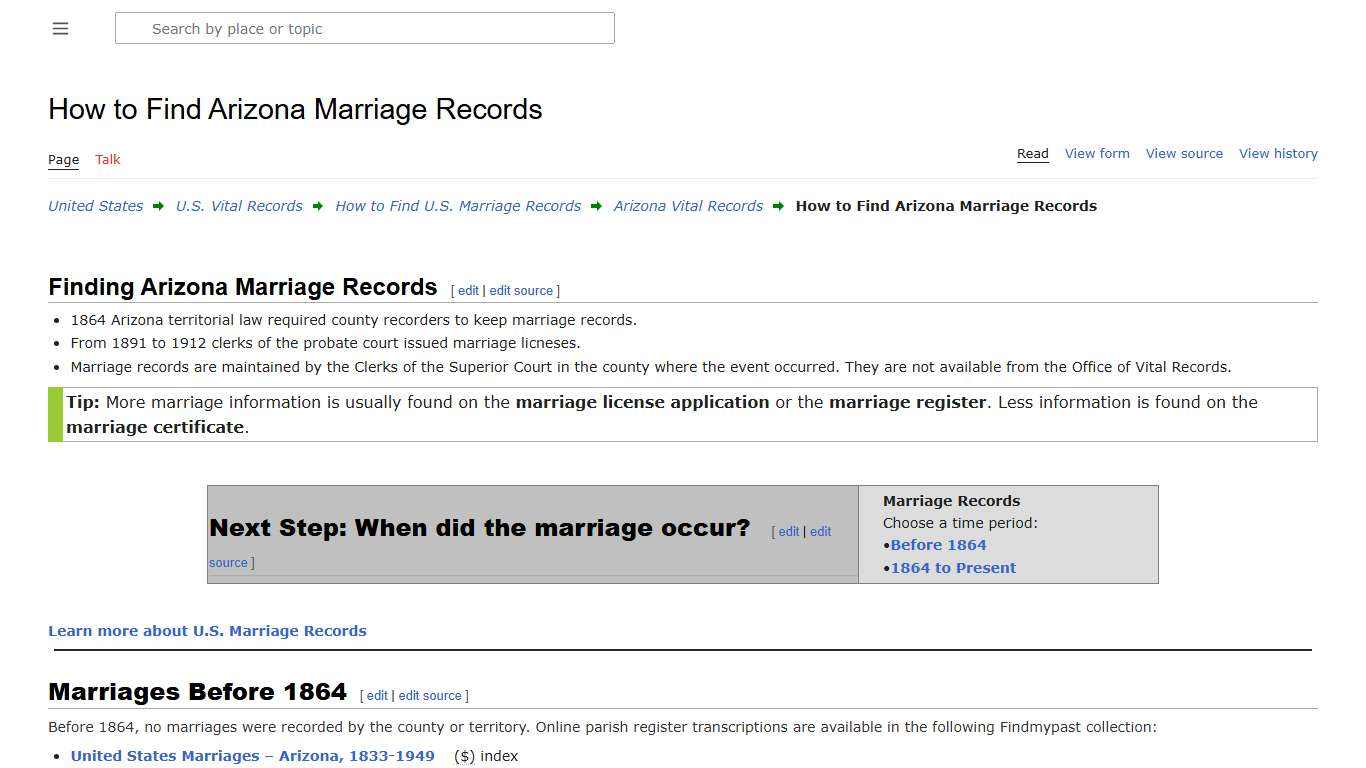 How to Find Arizona Marriage Records • FamilySearch